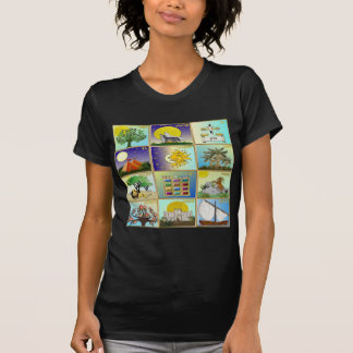 Judaica 12 Tribes of Israel Art T-Shirt