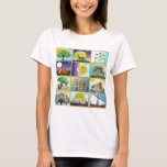 Judaica 12 Tribes of Israel Art T-Shirt<br><div class="desc">You are viewing The Lee Hiller Design Collection. Apparel,  Gifts & Collectibles  Lee Hiller Photography or Digital Art Collection. You can view her Nature photography at http://HikeOurPlanet.com/ and follow her hiking blog within Hot Springs National Park.</div>