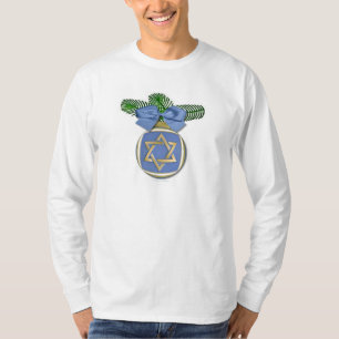 Judaica Hanukkah Star Of David Ornament Print T-Shirt