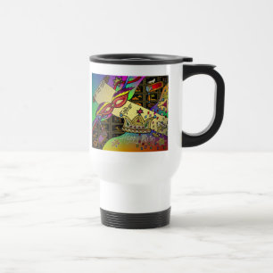 Judaica Happy Purim Jewish Holiday Gifts Apparel Travel Mug
