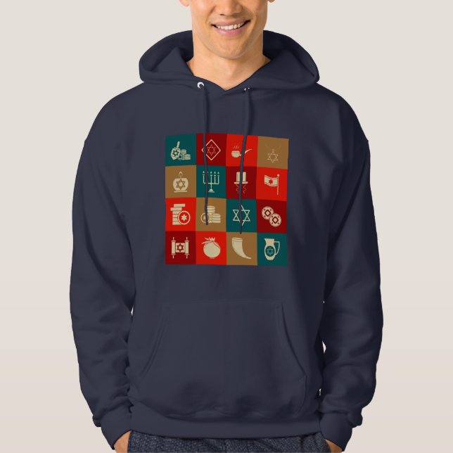 Judaica - Hoodie & Sweatshirt - Jewish Designs  (Front)