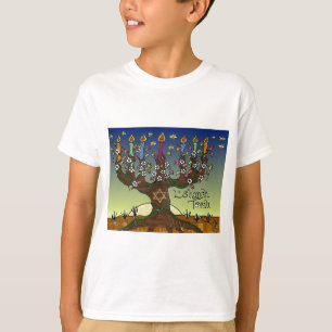 Judaica L'shanah Tovah Tree Of Life Gifts Apparel T-Shirt