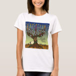 Judaica L'shanah Tovah Tree Of Life Gifts Apparel T-Shirt<br><div class="desc">You are viewing The Lee Hiller Design Collection. Apparel,  Gifts & Collectibles  Lee Hiller Photography or Digital Art Collection. You can view her Nature photography at http://HikeOurPlanet.com/ and follow her hiking blog within Hot Springs National Park.</div>