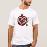 Judaica Pomegranate Heart Hanukkah Rosh Hashanah T-Shirt<br><div class="desc">You are viewing The Lee Hiller Designs Collection of Home and Office Decor,  Apparel,  Gifts and Collectibles. The Designs include Lee Hiller Photography and Mixed Media Digital Art Collection. You can view her Nature photography at http://HikeOurPlanet.com/ and follow her hiking blog within Hot Springs National Park.</div>