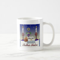 Judaica Shabbat Shalom Art Print