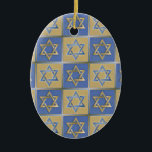 Judaica Star Of David Metal Gold Blue Ceramic Tree Decoration<br><div class="desc">You are viewing The Lee Hiller Design Collection. Apparel,  Gifts & Collectibles  Lee Hiller Photography or Digital Art Collection. You can view her Nature photography at http://HikeOurPlanet.com/ and follow her hiking blog within Hot Springs National Park.</div>