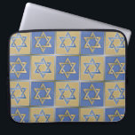 Judaica Star Of David Metal Gold Blue LapTop Slve Laptop Sleeve<br><div class="desc">You are viewing The Lee Hiller Design Collection. Apparel,  Gifts & Collectibles  Lee Hiller Photography or Digital Art Collection. You can view her Nature photography at http://HikeOurPlanet.com/ and follow her hiking blog within Hot Springs National Park.</div>