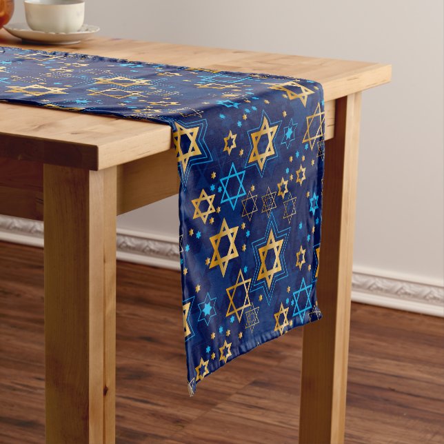 Judaica - Table Runner - 3 Different Sizes - Gifts (In Situ)