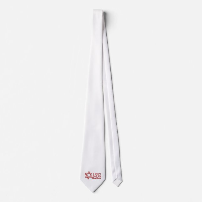 Judaism Roll Shabbos Tie (Front)