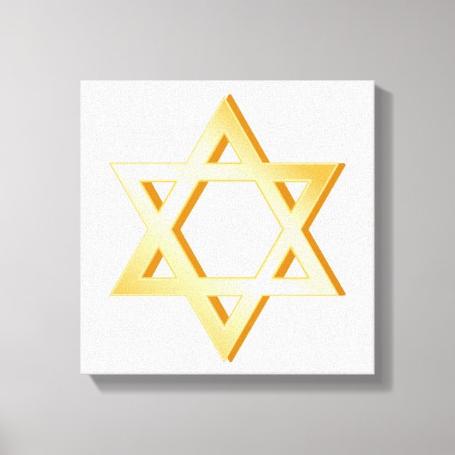 Judaism Symbol Canvas Art (Front)