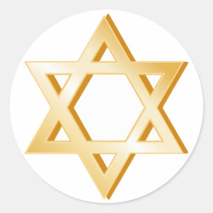 Judaism Symbol Classic Round Sticker