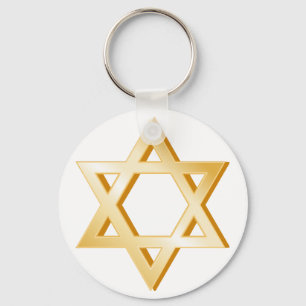 Judaism Symbol Key Ring