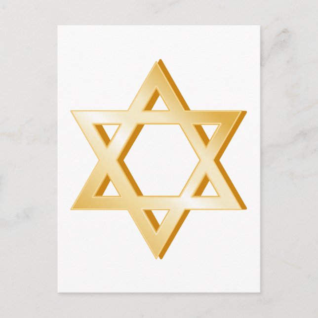 Judaism Symbol Postcard (Front)