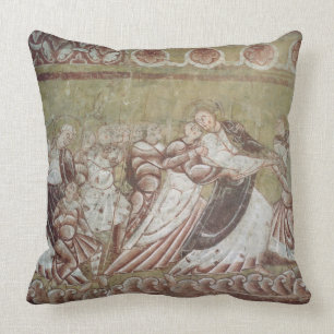 Judas Kissing Christ (fresco) (detail of 95750) Cushion