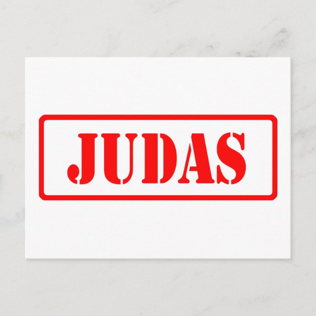 Judas Postcard (Front)