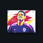 Jude Bellingham Wpap Pop Art Canvas Print<br><div class="desc">Jude Bellingham Wpap Pop Art</div>