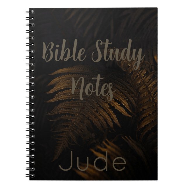Jude Bible Study Notes | Christian Scripture Notebook (Front)