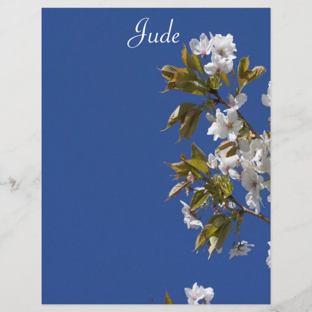 Jude Blossom Letterhead (Front)