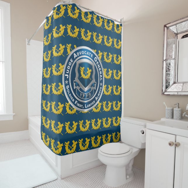Judge Advocate General JAG Corps Shower Curtain (In Situ)