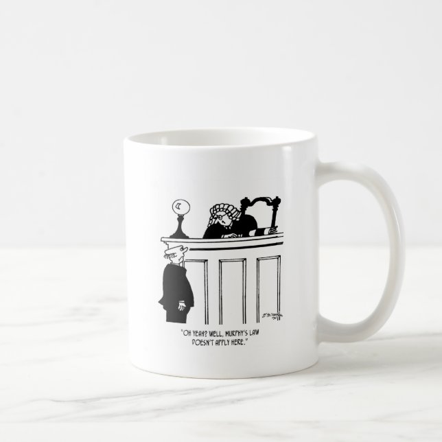 Judge Cartoon 4588 Coffee Mug (Right)