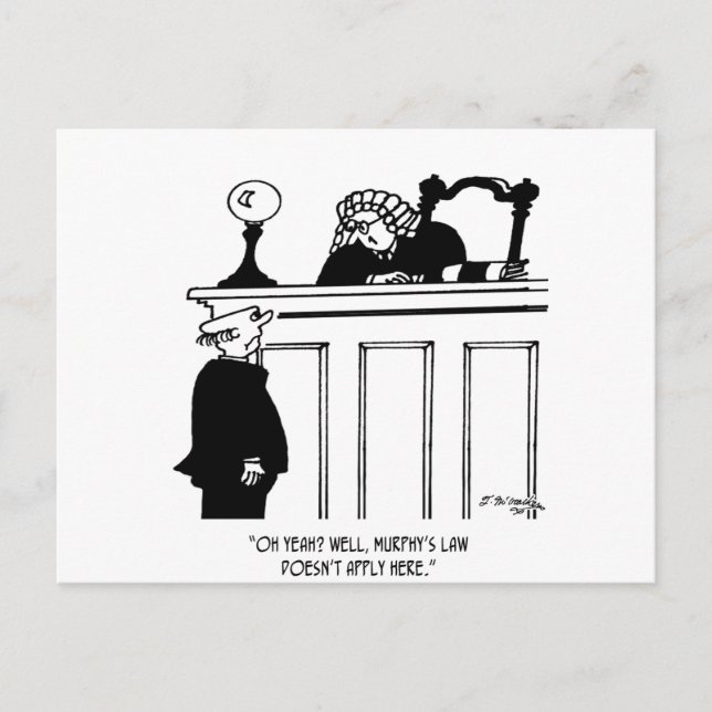 Judge Cartoon 4588 Postcard (Front)