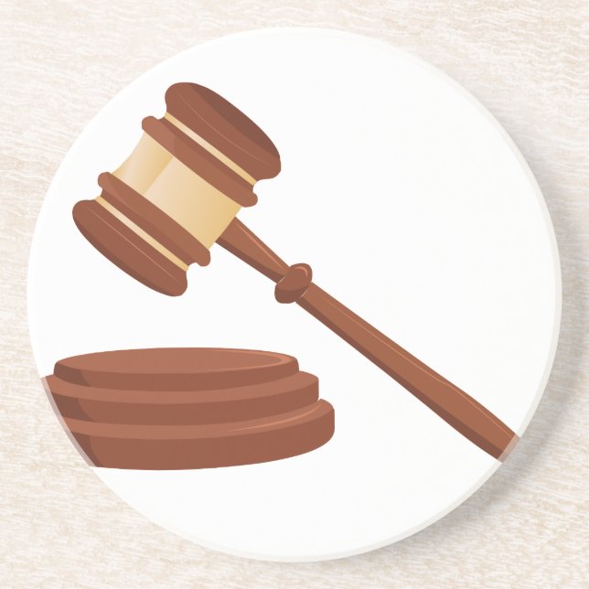 Judge Gavel Coaster (Front)