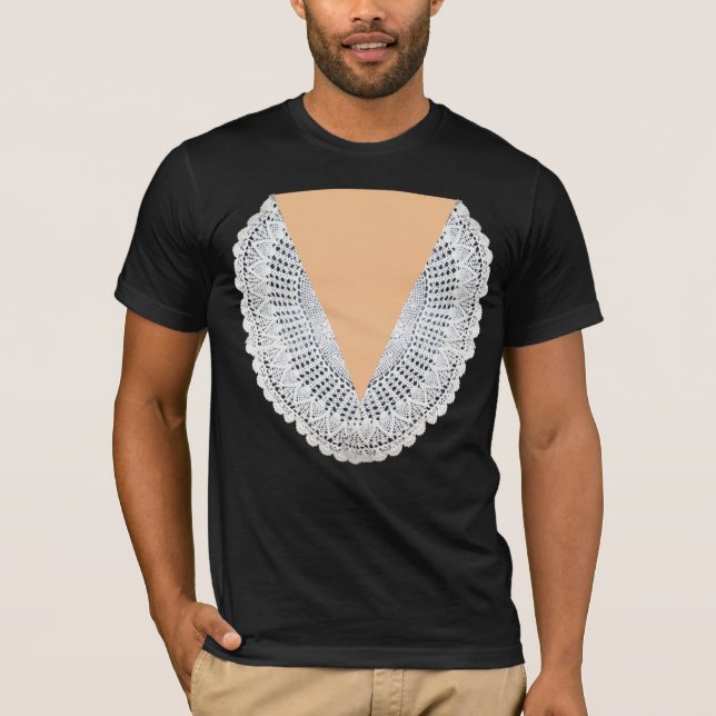 Judge Judy's Judging Robe (doily + neck) T-Shirt (Front)