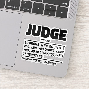 Judge Noun Definition Professional Dad Sarcastic