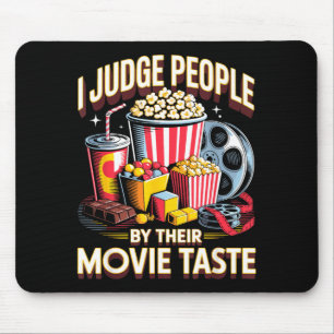 Judge people film movie food night snack popcorn mouse pad