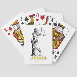 JUDGE PLAYING CARDS