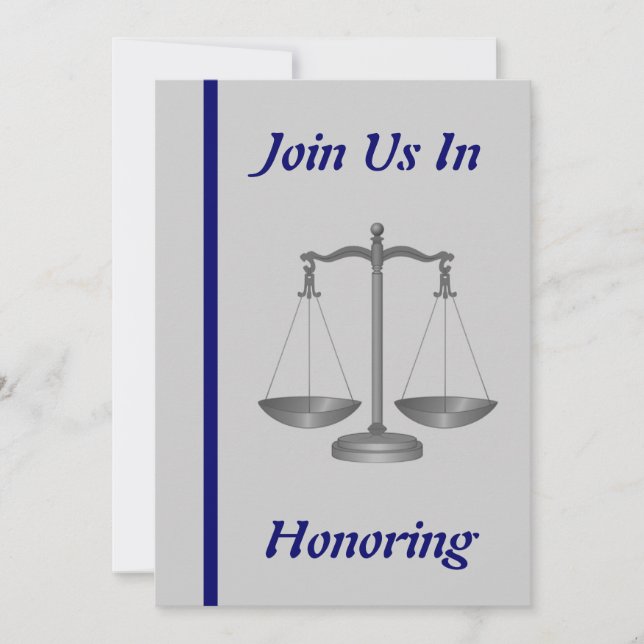 Judge Retirement Invitation (Front)