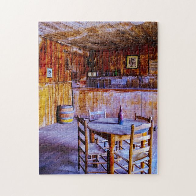 Judge Roy Bean Saloon Texas. Jigsaw Puzzle (Vertical)