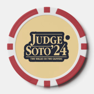 Judge Soto 24 – Funny Gifts for Baseball Fans Poker Chips