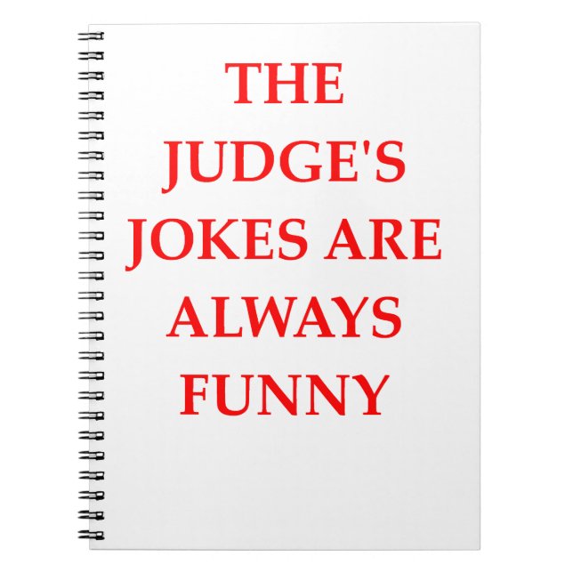 JUDGE SPIRAL NOTEBOOK (Front)
