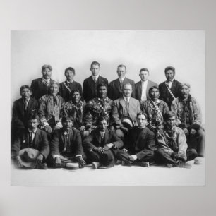 Judge Wickersham and Indian Chiefs Council Poster