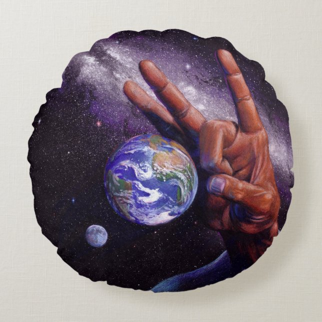 Judgement Day Round Cushion (Front)