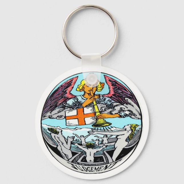 Judgement Tarot Card Key Ring (Front)