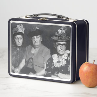 Judgemental metal lunch box