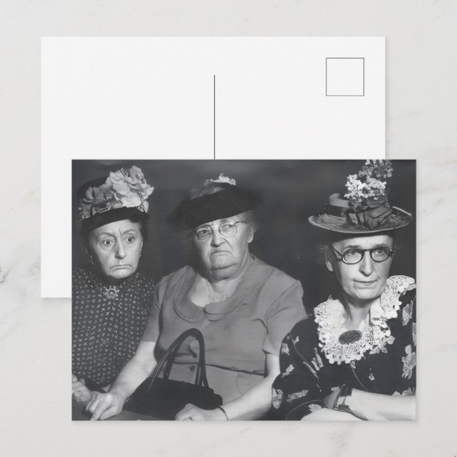 Judgemental  postcard (Front/Back)