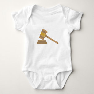 Judges Gavel Baby Bodysuit