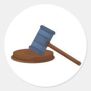 Judges Gavel Stickers