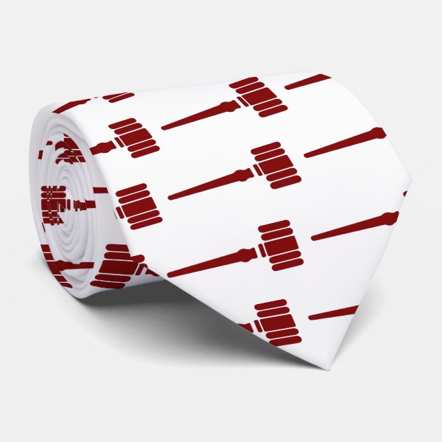 Judges Gavel Tie (Rolled)