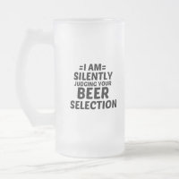 JUDGING BEER SELECTION