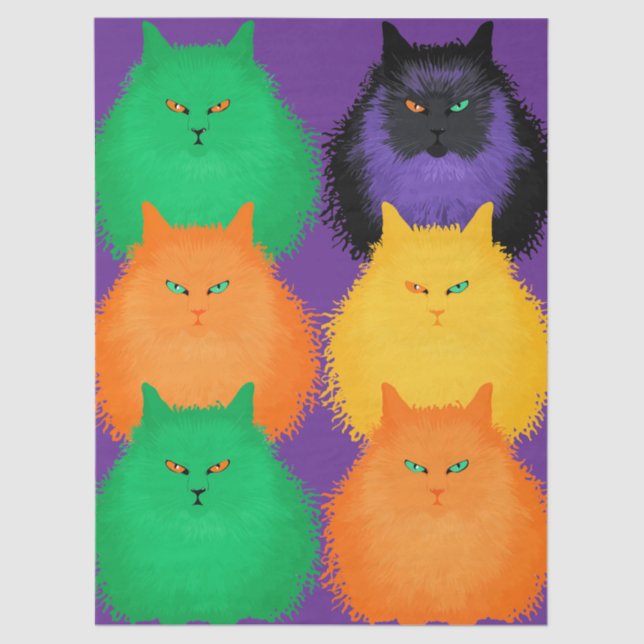 Judging Cats Tissue Paper (Front)