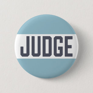 Judging Contest Modern Judge 6 Cm Round Badge