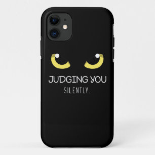 Judging You Silently theme Case-Mate iPhone Case