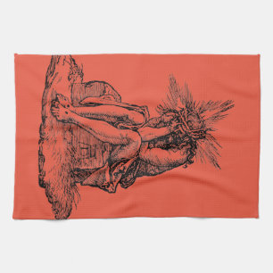 Judgment of Jesus Christ Tea Towel