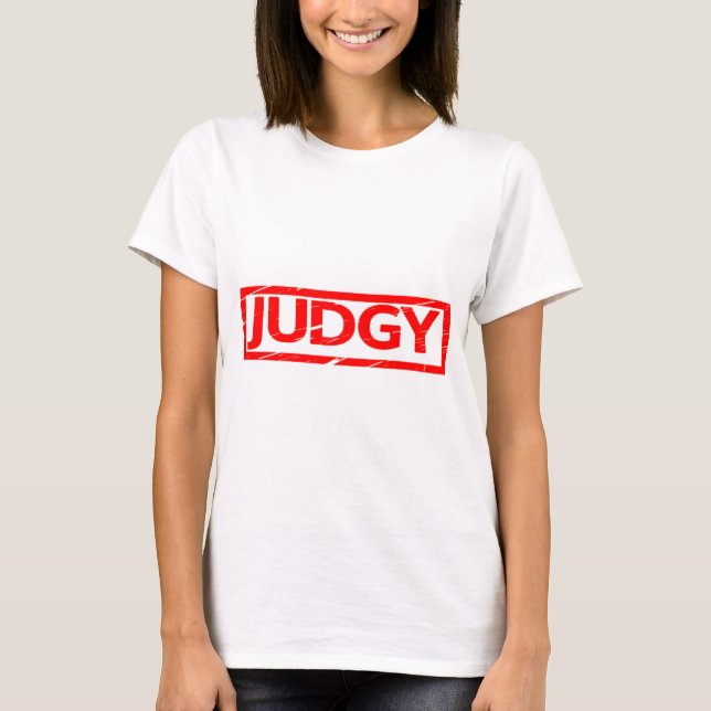 Judgy Stamp T-Shirt (Front)