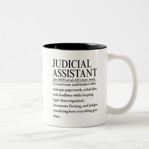 Judicial Assistant Two-Tone Coffee Mug