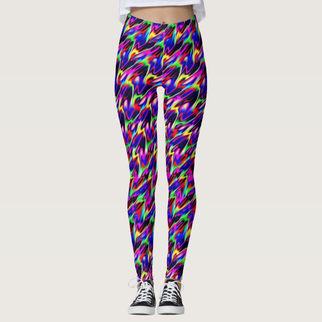 Judi's Psychedelic Moments... Leggings (Front)